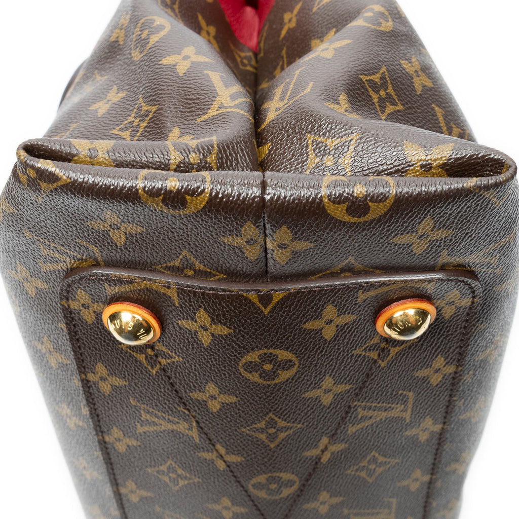 Shoulder Bag Olympe Brown Monogram Canvas