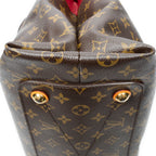 Shoulder Bag Olympe Brown Monogram Canvas