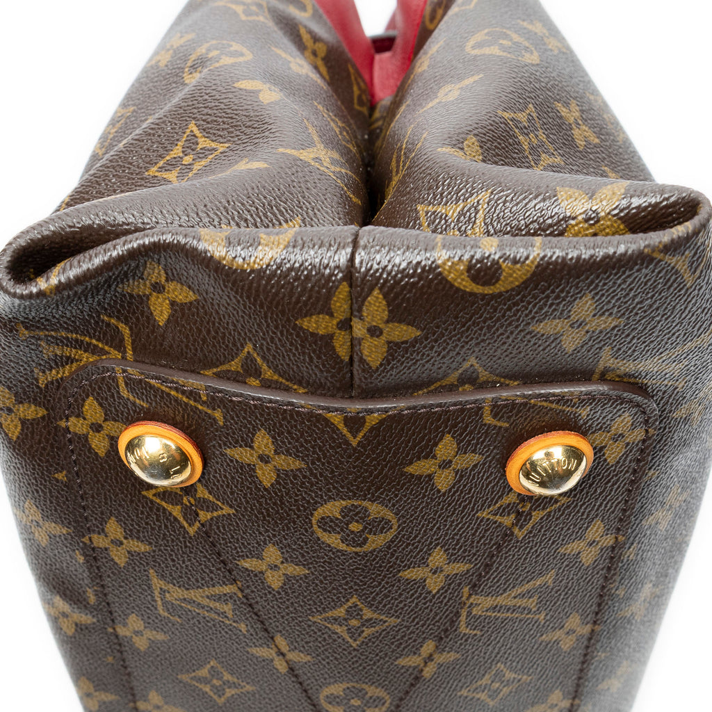 Shoulder Bag Olympe Brown Monogram Canvas