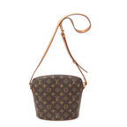 Sac bandoulière Drouot en toile Monogram marron
