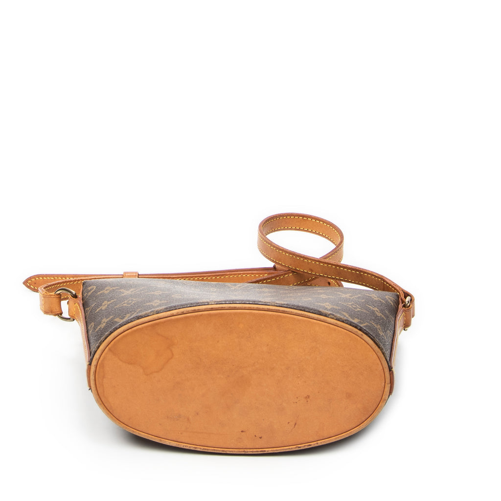 Sac bandoulière Drouot en toile Monogram marron