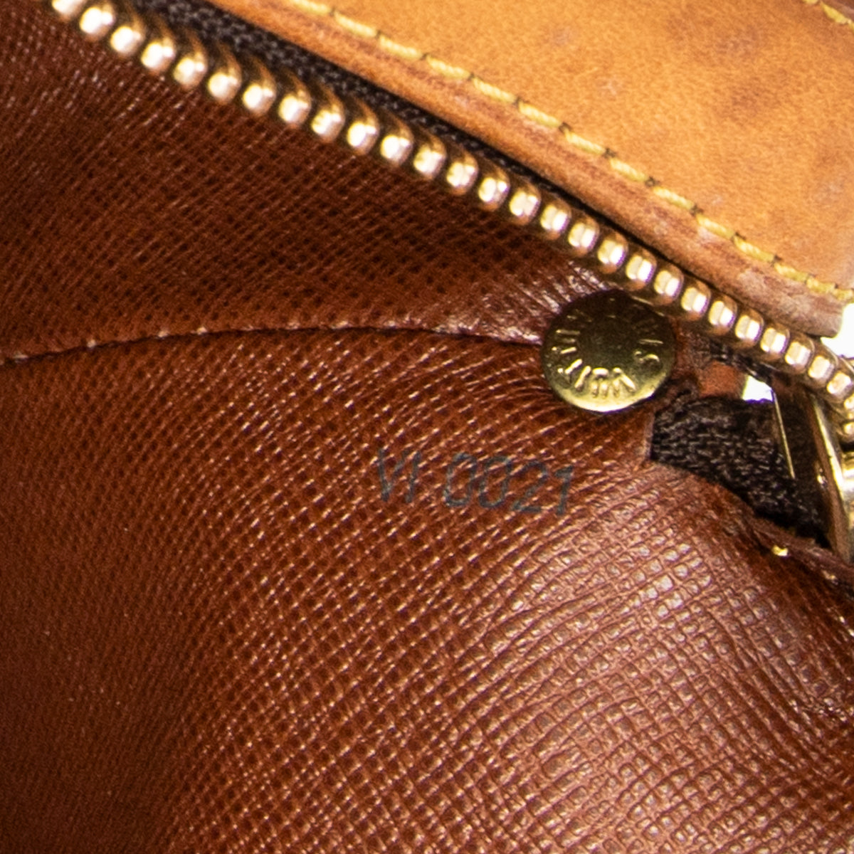 Sac bandoulière Drouot en toile Monogram marron