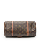 Handbag Papillon 30 Brown Monogram Canvas