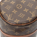 Handbag Papillon 30 Brown Monogram Canvas