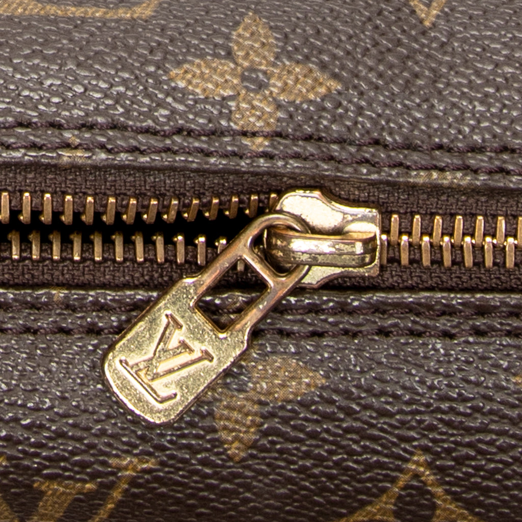 Handbag Papillon 30 Brown Monogram Canvas