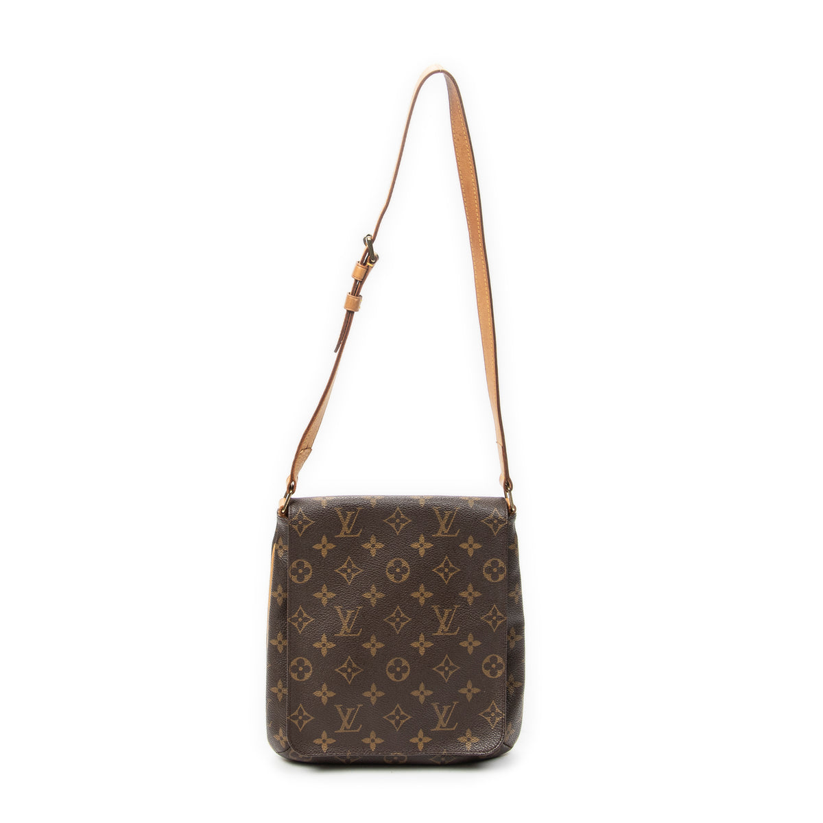 Shoulder Bag Musette Salsa Brown Monogram Canvas