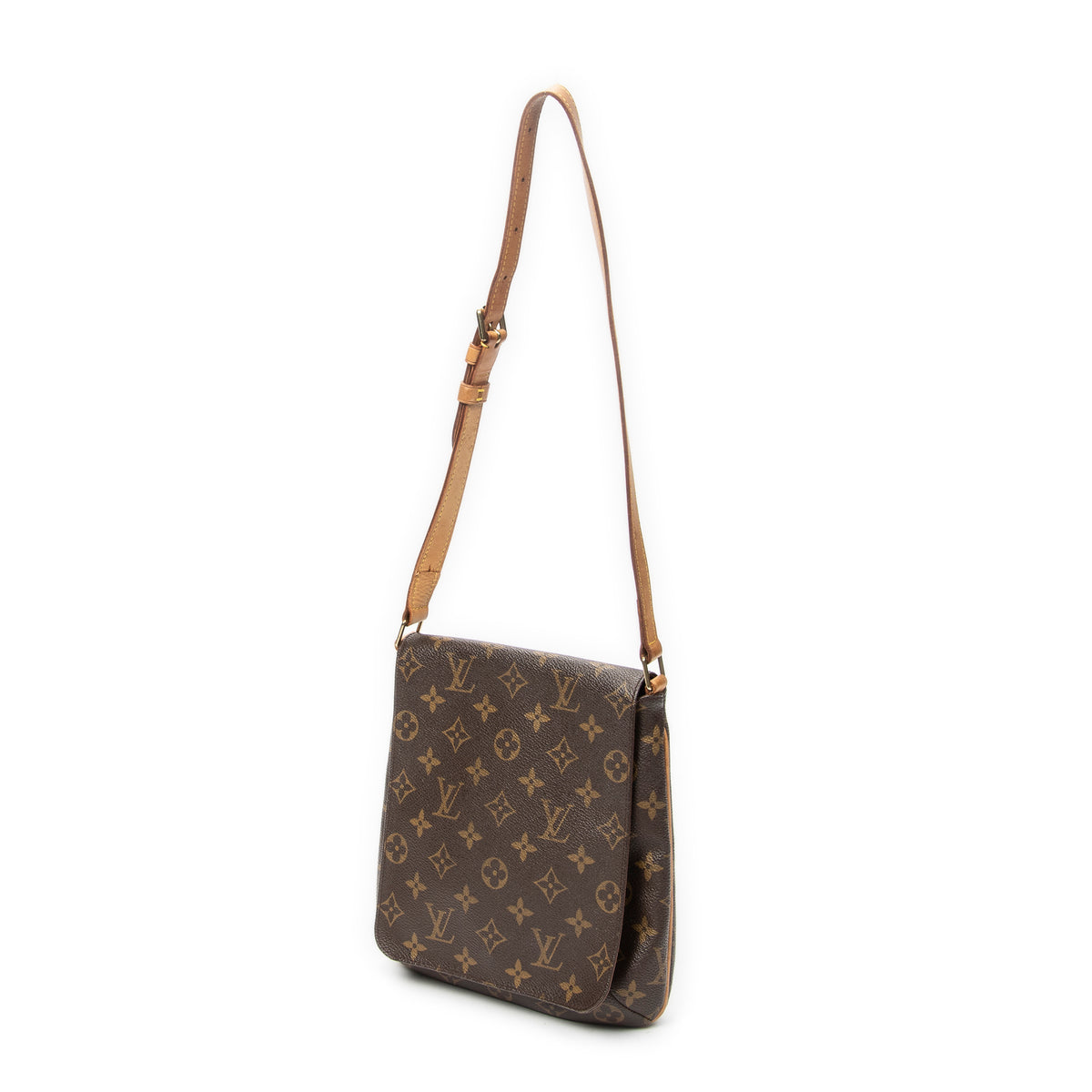Shoulder Bag Musette Salsa Brown Monogram Canvas