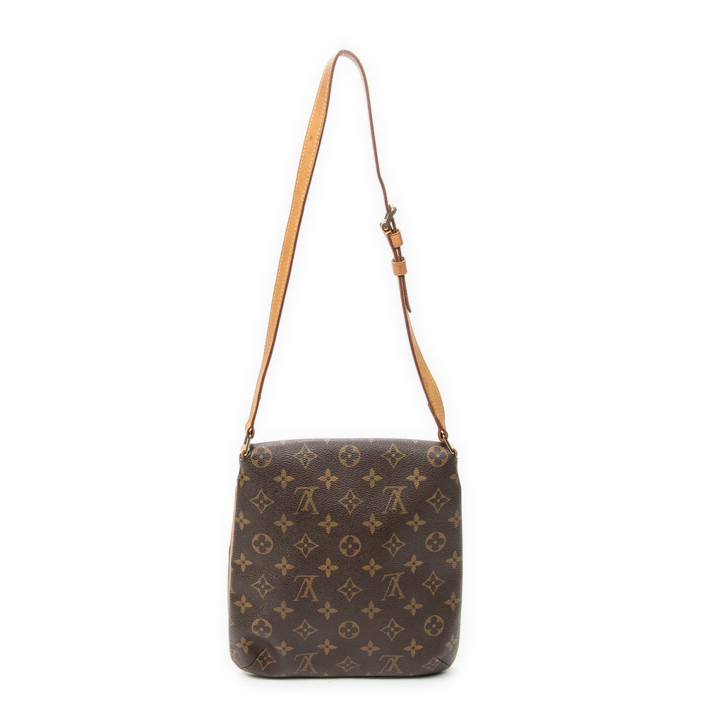 Shoulder Bag Musette Salsa Brown Monogram Canvas