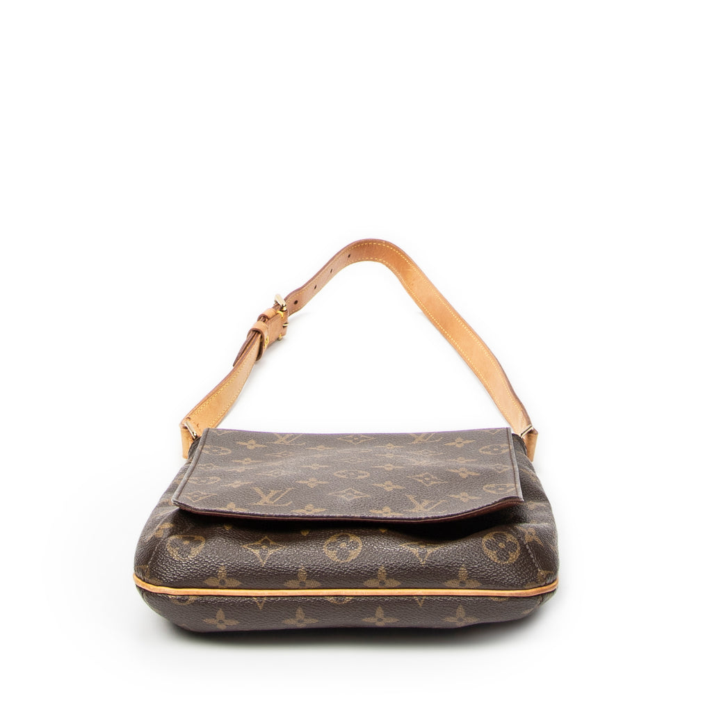 Shoulder Bag Musette Salsa Brown Monogram Canvas