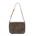 Shoulder Bag Musette Tango Brown Monogram Canvas
