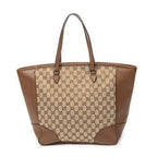 Shoulder Bag Medium Bree Zippered Tote Beige Monogrammed Canvas