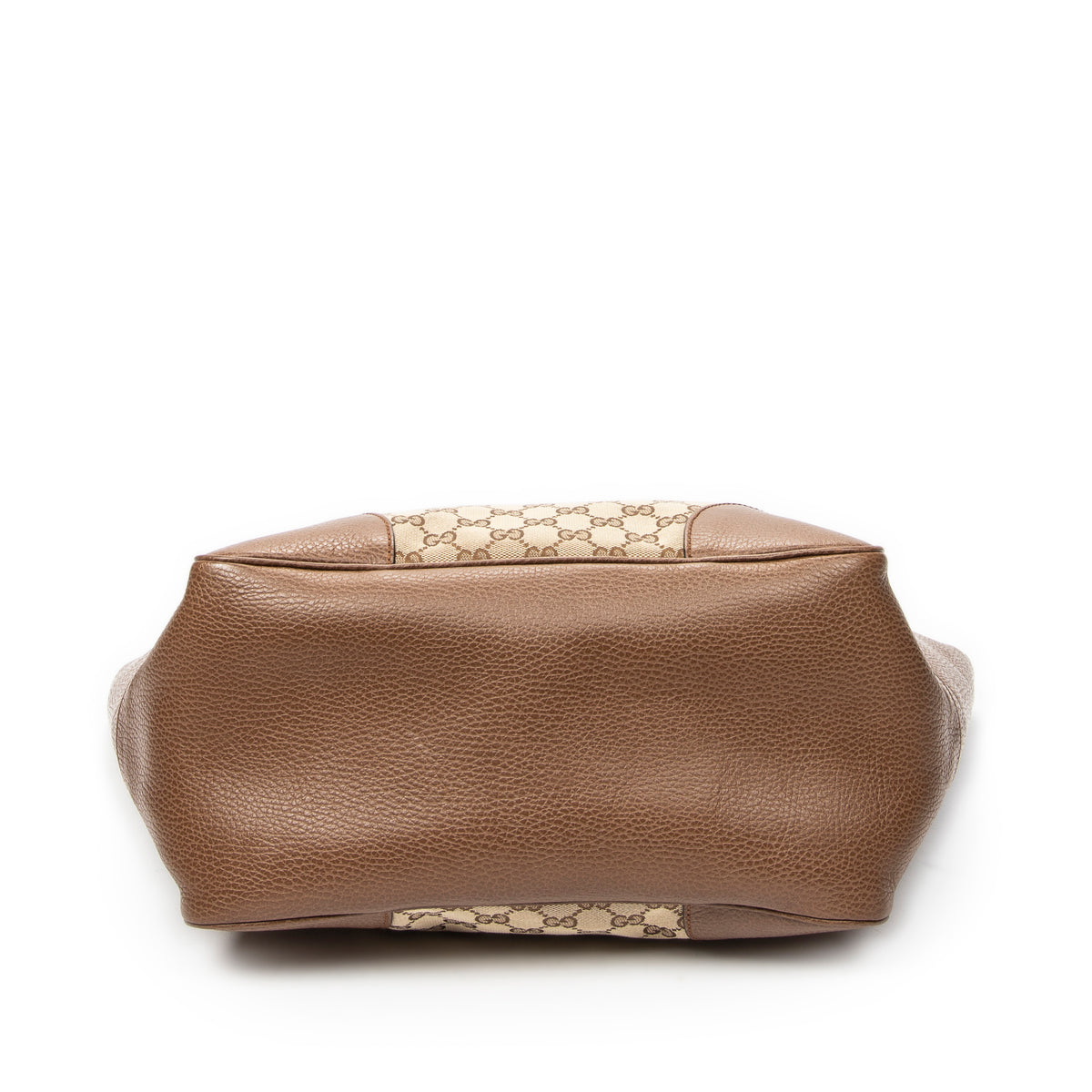 Shoulder Bag Medium Bree Zippered Tote Beige Monogrammed Canvas