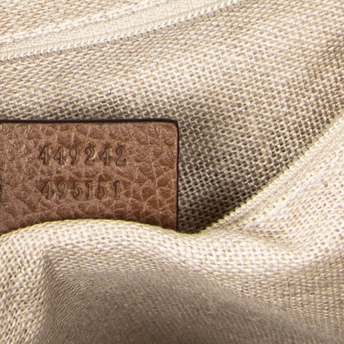 Shoulder Bag Medium Bree Zippered Tote Beige Monogrammed Canvas