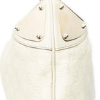 Shoulder Bag Medium Babouska Indy Top Handle Ivory Guccissima Leather