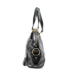 Shoulder Bag Large Muse Black Calfskin Leather