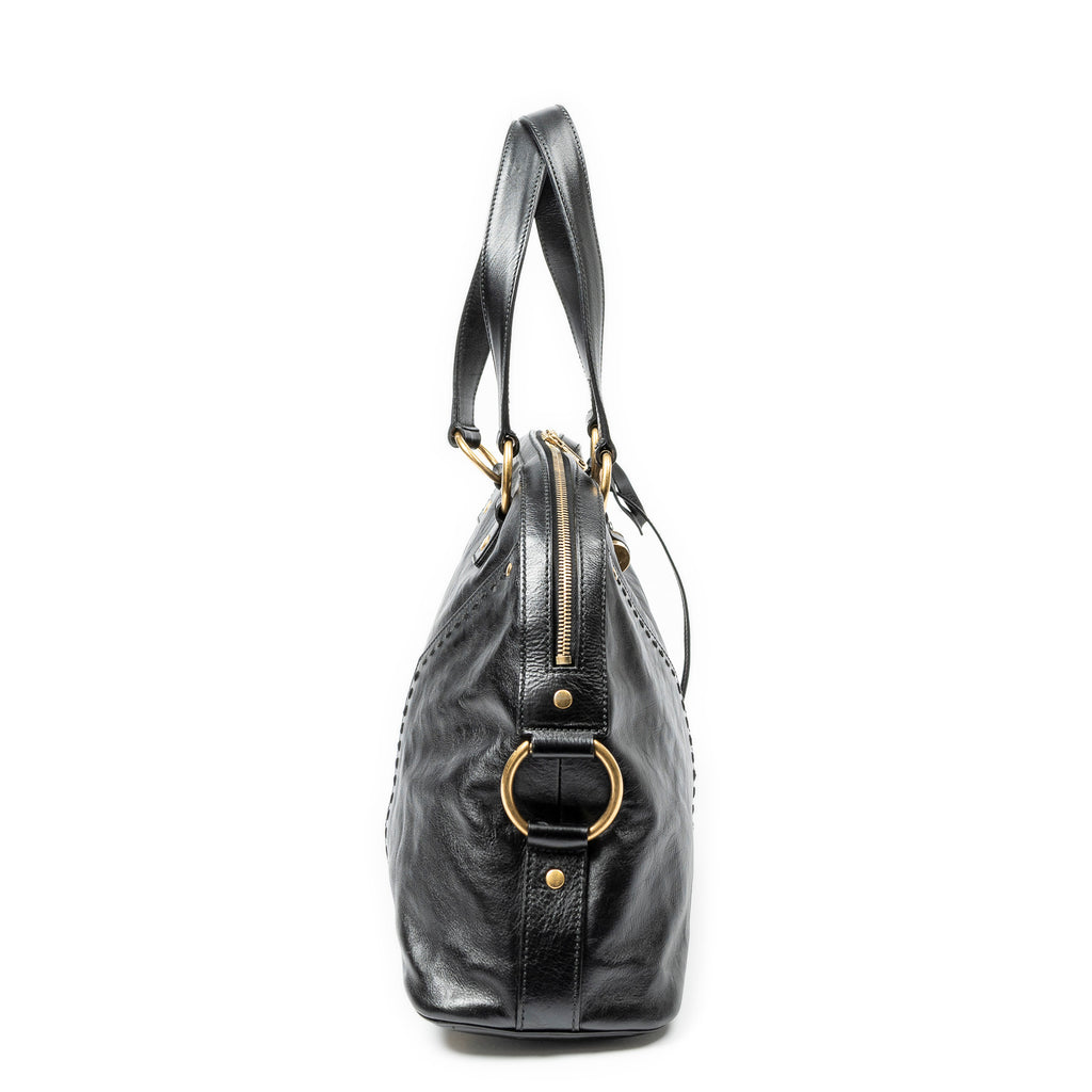 Shoulder Bag Large Muse Black Calfskin Leather