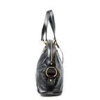 Shoulder Bag Large Muse Black Calfskin Leather
