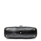 Shoulder Bag Large Muse Black Calfskin Leather
