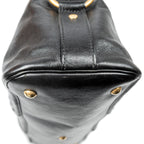 Shoulder Bag Large Muse Black Calfskin Leather