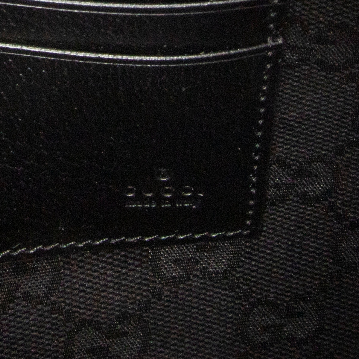 Clutch Horsebit Clutch Black Grained Calfskin Leather
