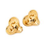 Earrings CC Heart Clip On Earrings Gold Gold Plated