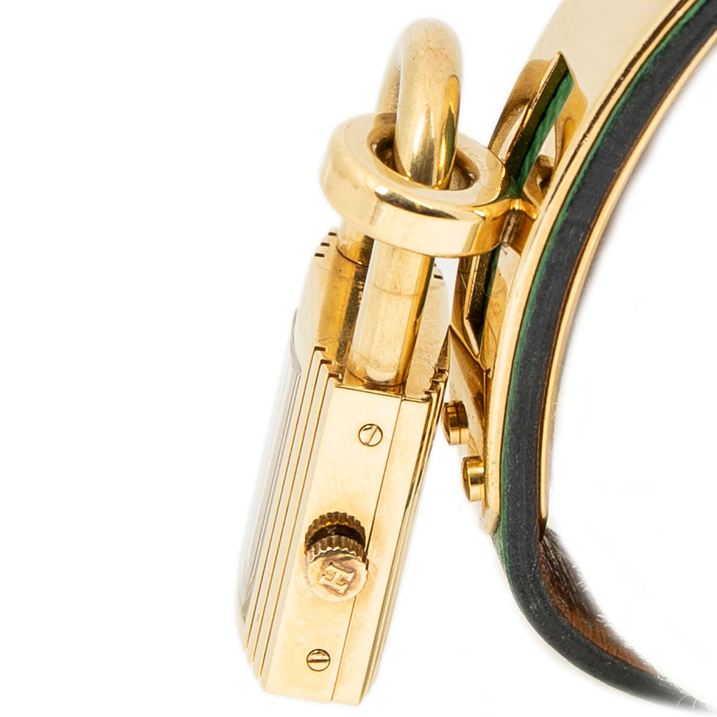 Watch Kelly Watch Green Courchevel Leather