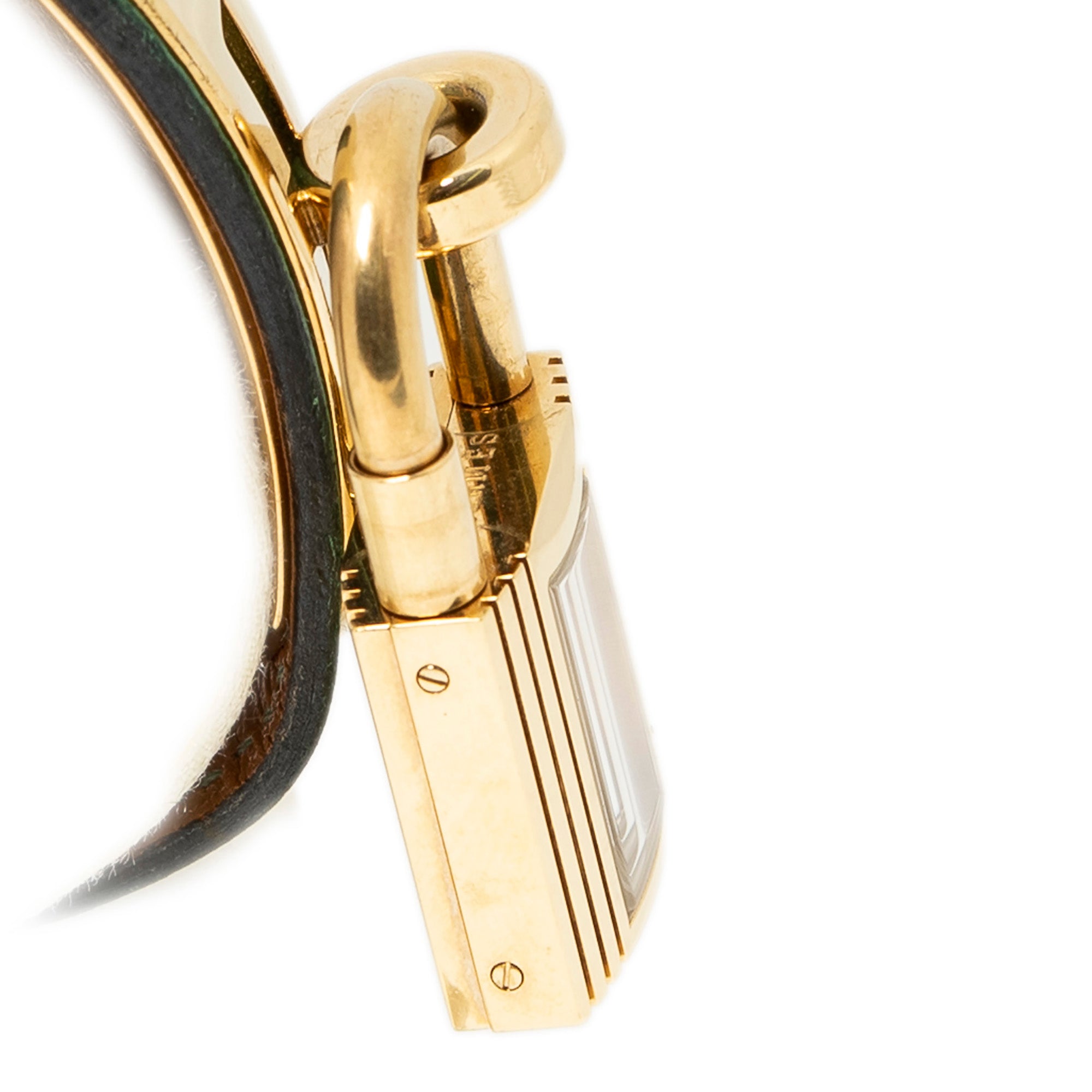Watch Kelly Watch Green Courchevel Leather