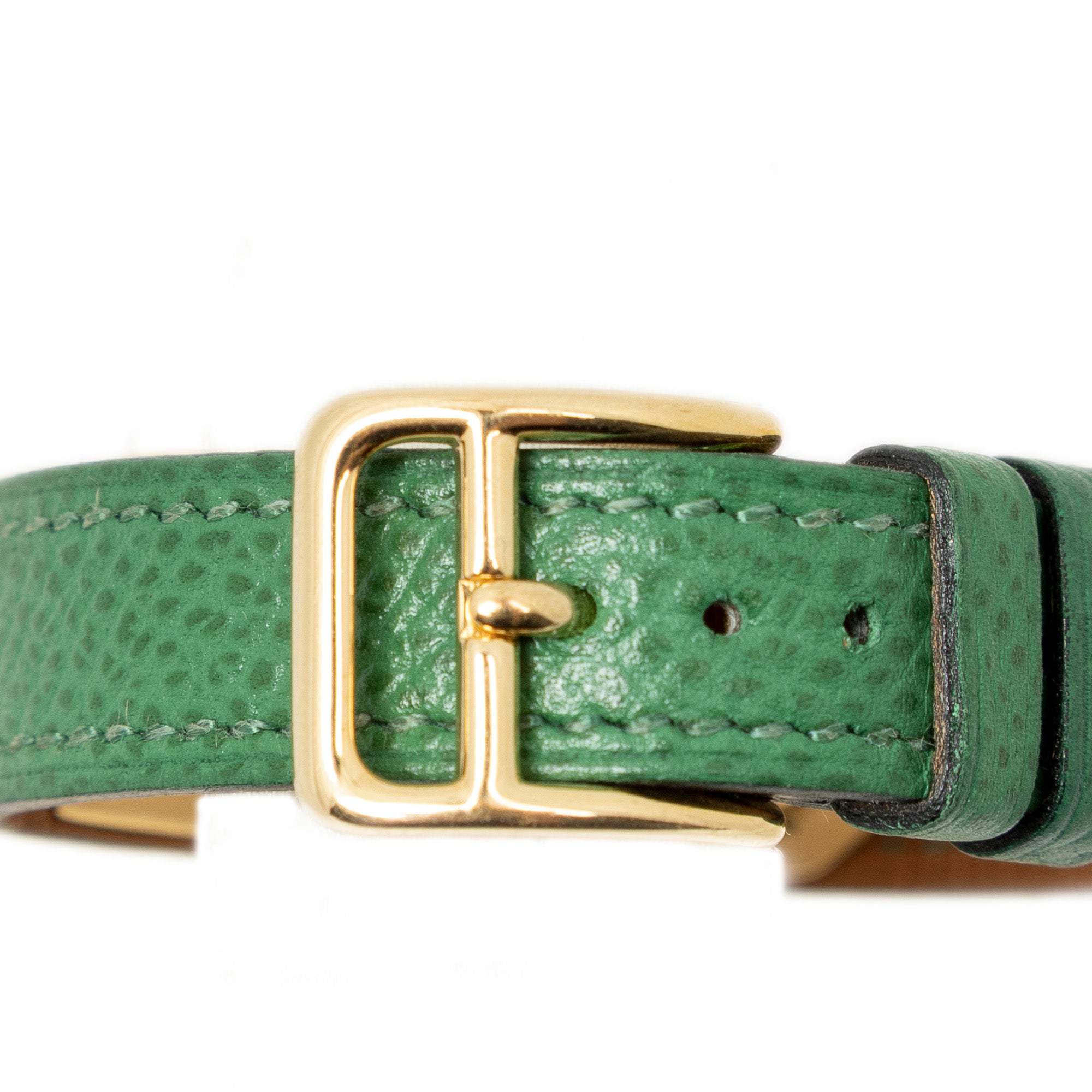 Watch Kelly Watch Green Courchevel Leather
