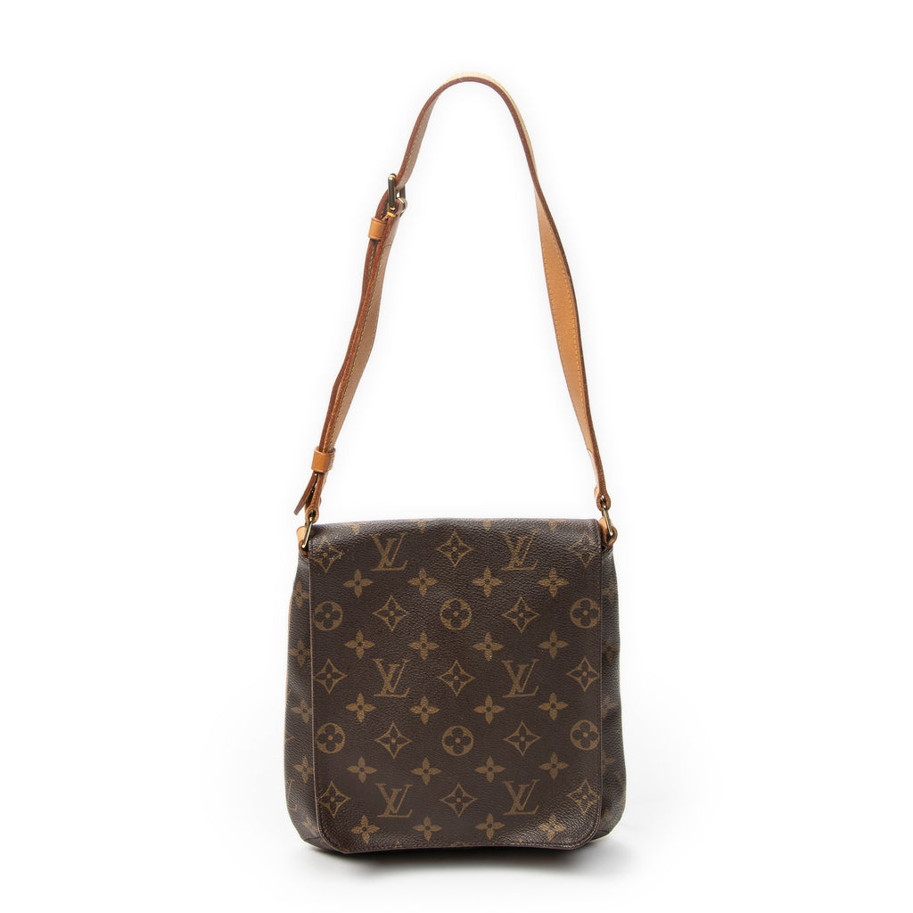 Shoulder Bag Musette Salsa Brown Monogram Canvas