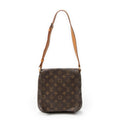 Shoulder Bag Musette Salsa Brown Monogram Canvas