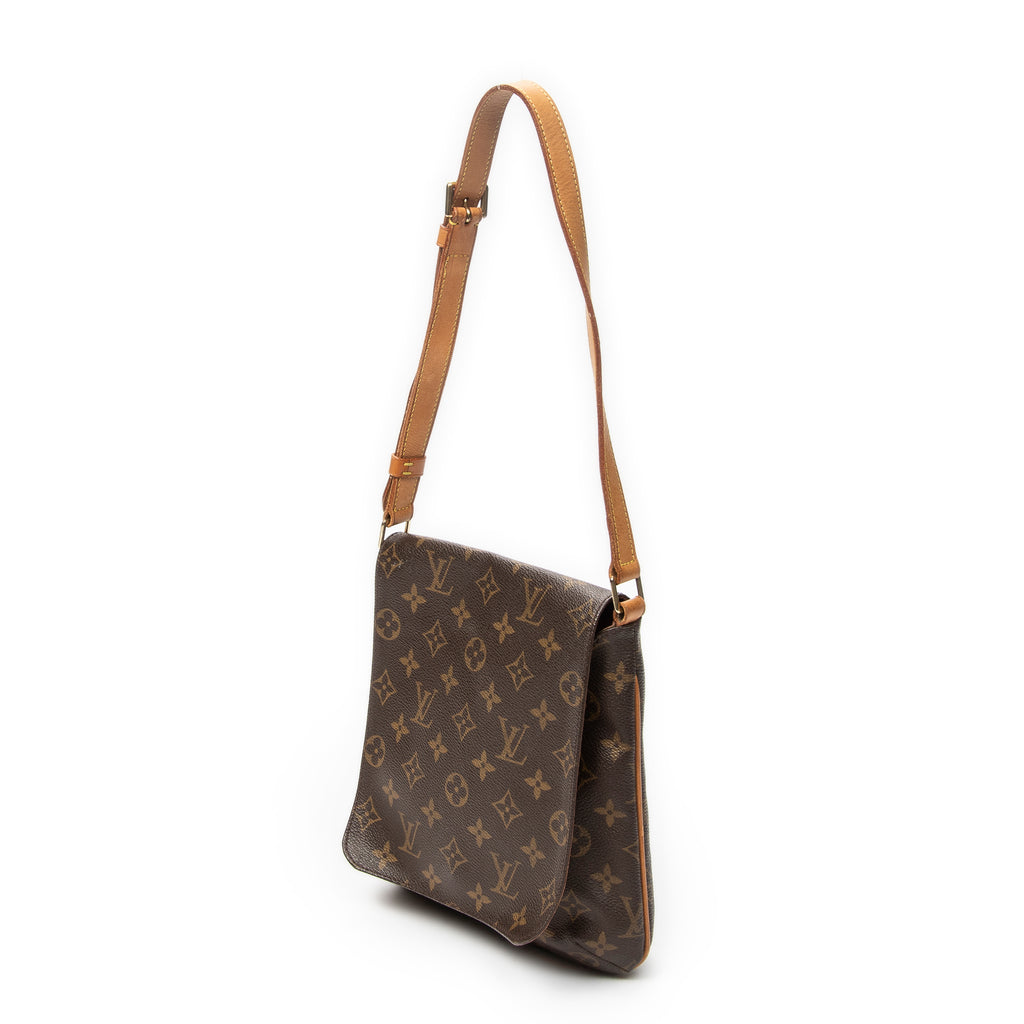 Shoulder Bag Musette Salsa Brown Monogram Canvas