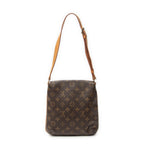 Shoulder Bag Musette Salsa Brown Monogram Canvas