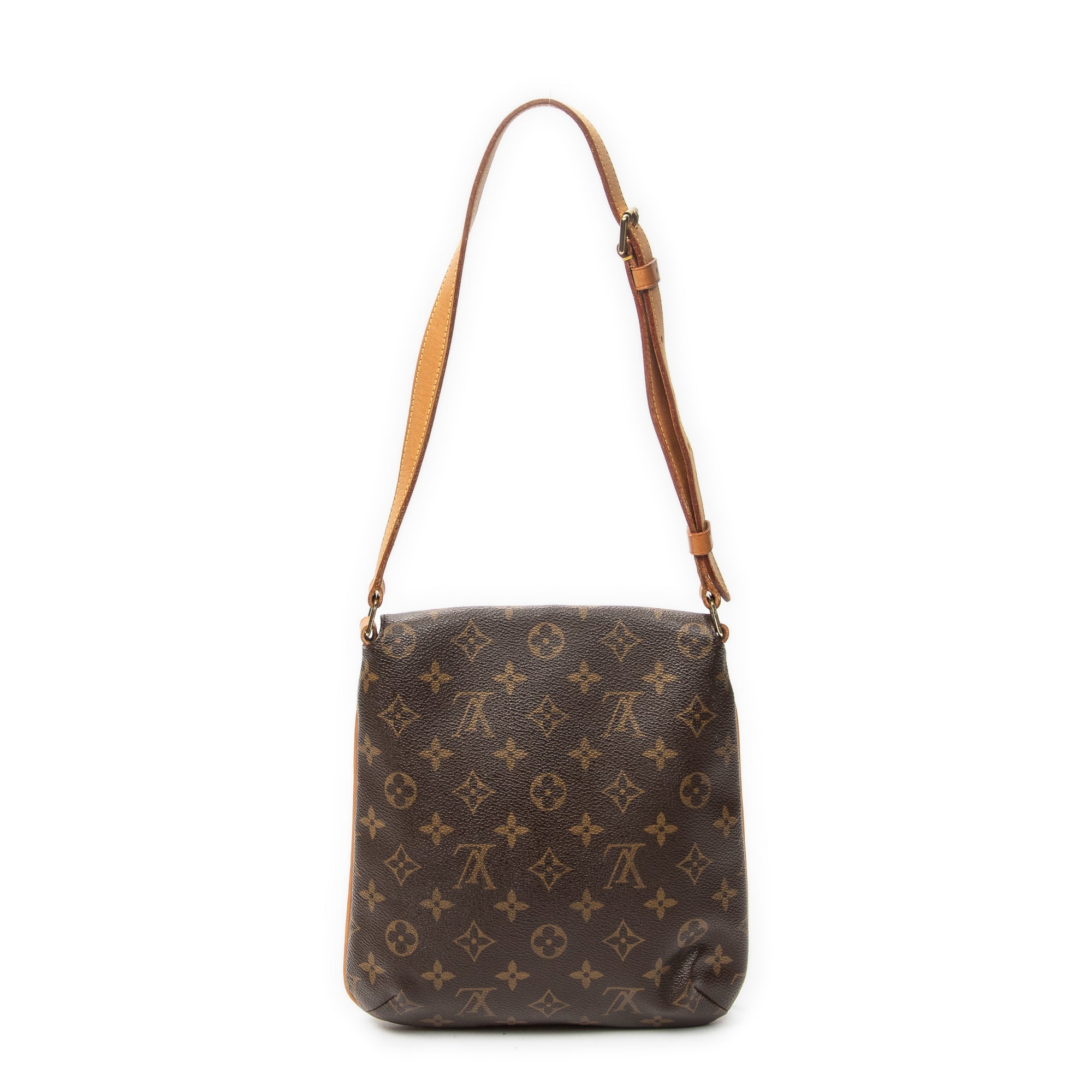 Shoulder Bag Musette Salsa Brown Monogram Canvas