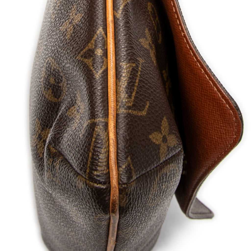 Shoulder Bag Musette Salsa Brown Monogram Canvas