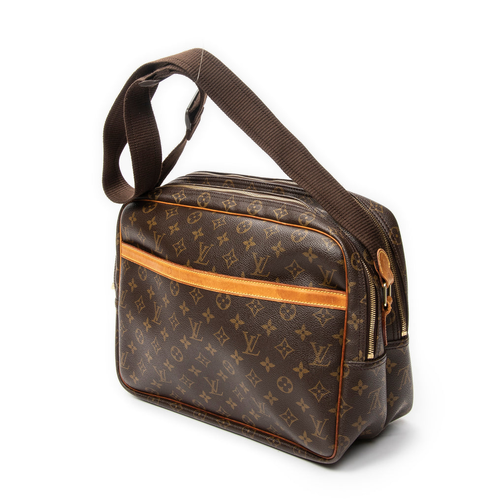 Sac Bandoulière Reporter GM Toile Monogram Marron