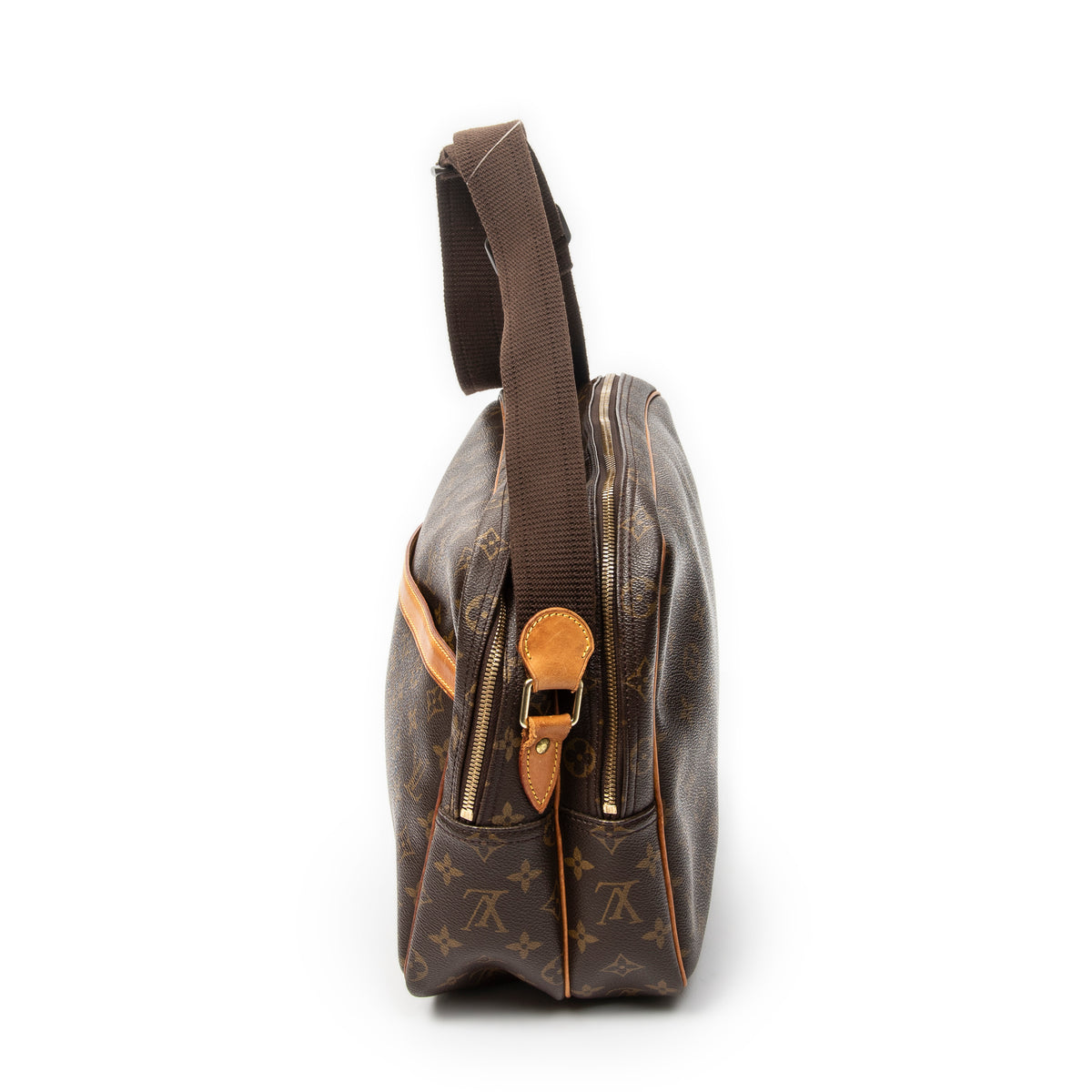 Sac Bandoulière Reporter GM Toile Monogram Marron