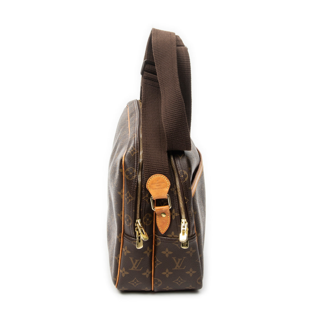Sac Bandoulière Reporter GM Toile Monogram Marron