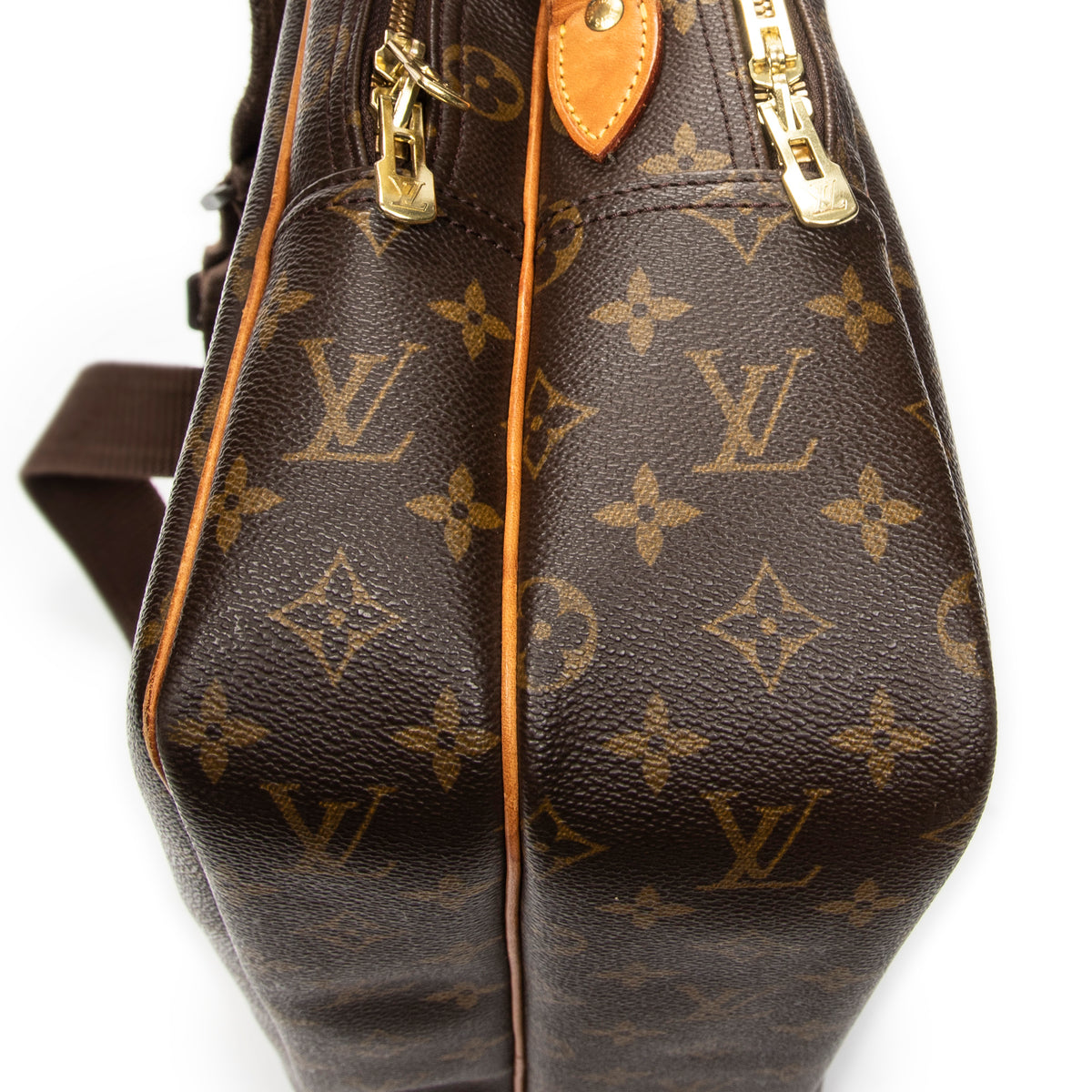 Sac Bandoulière Reporter GM Toile Monogram Marron