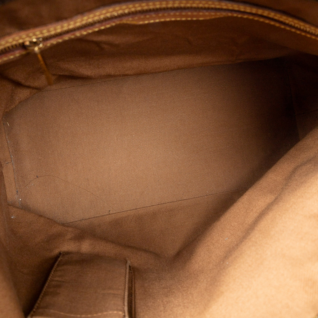 Shoulder Bag Cabas Mezzo Brown Monogram Canvas