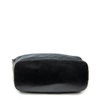 Shoulder Bag Zip Hobo Black Monogrammed Canvas