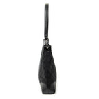 Shoulder Bag Shoulder Hobo Black Monogrammed Canvas