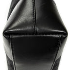 Shoulder Bag Shoulder Hobo Black Monogrammed Canvas