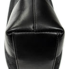 Shoulder Bag Shoulder Hobo Black Monogrammed Canvas