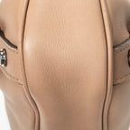 Shoulder Bag Small Abbey D-Ring Hobo Dusty Pink Calfskin Leather