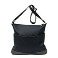 Shoulder Bag Medium Messenger Black Monogrammed Canvas