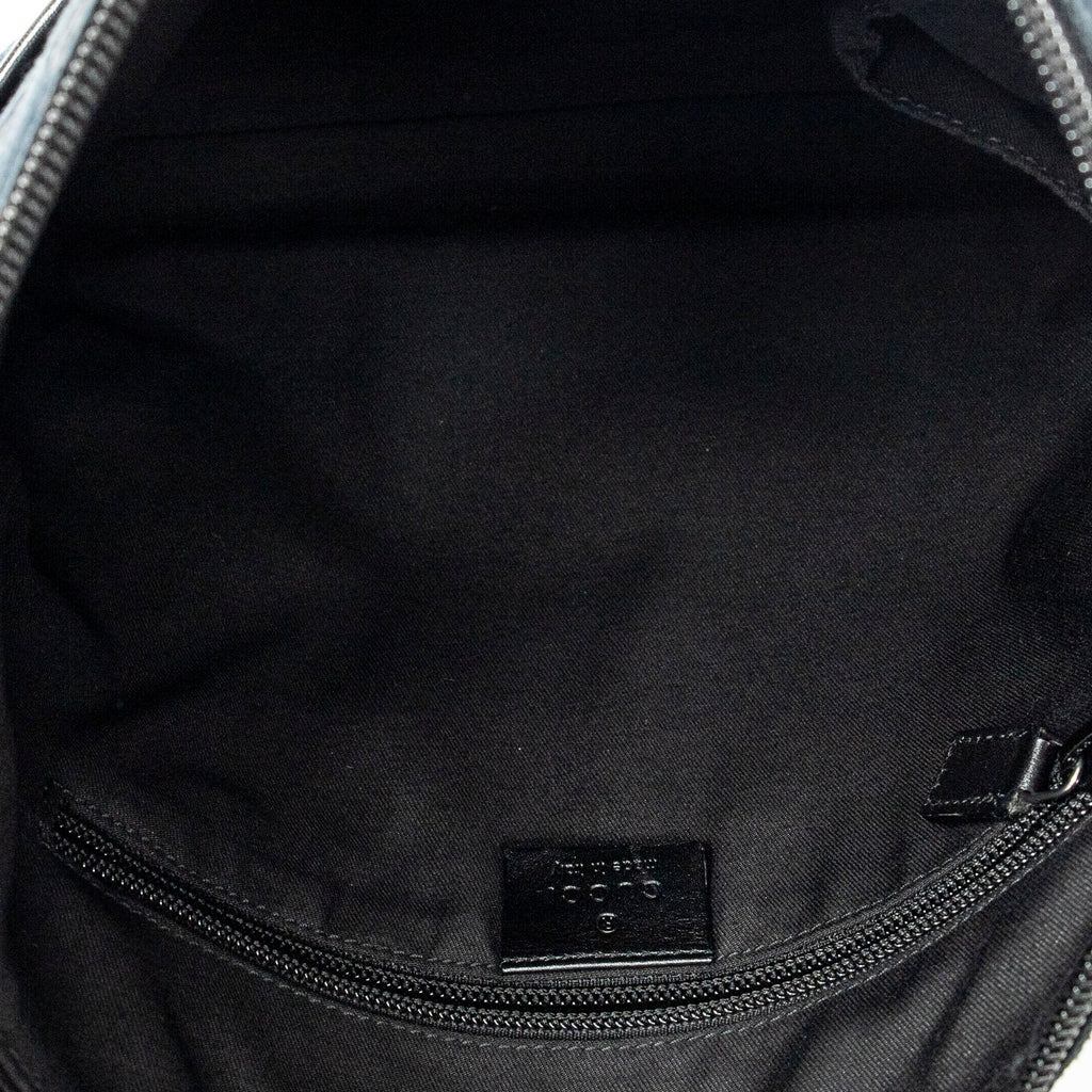 Shoulder Bag Medium Messenger Black Monogrammed Canvas