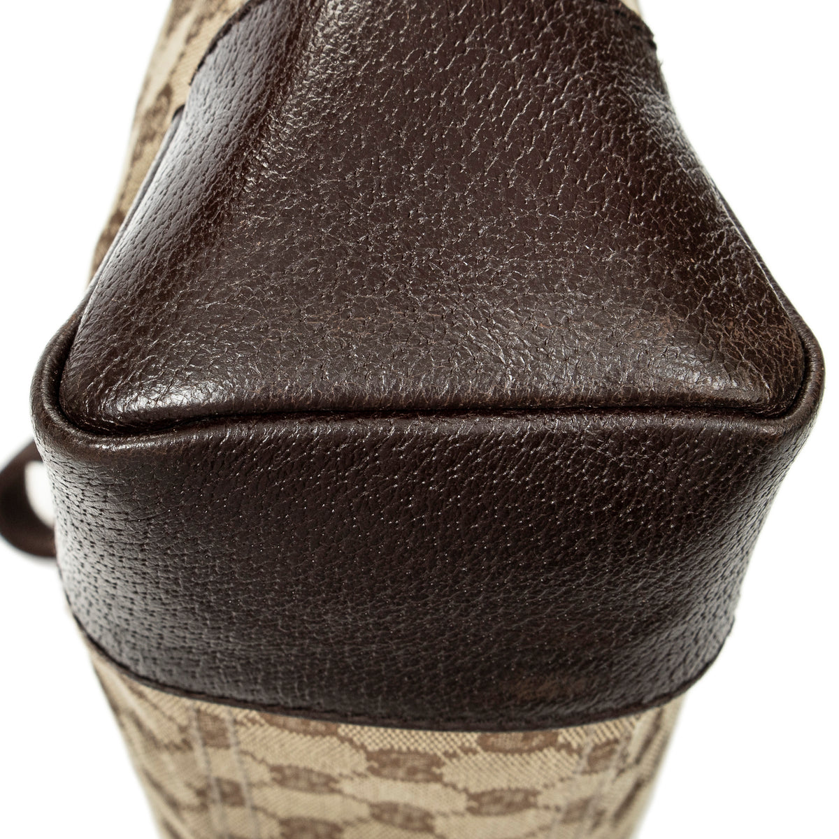 Shoulder Bag Zip Messenger Beige Monogrammed Canvas