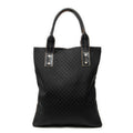 Shoulder Bag Vertical Shopper Tote Black Macadam Canvas