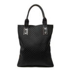 Shoulder Bag Vertical Shopper Tote Black Macadam Canvas