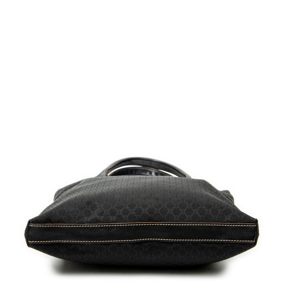 Shoulder Bag Vertical Shopper Tote Black Macadam Canvas